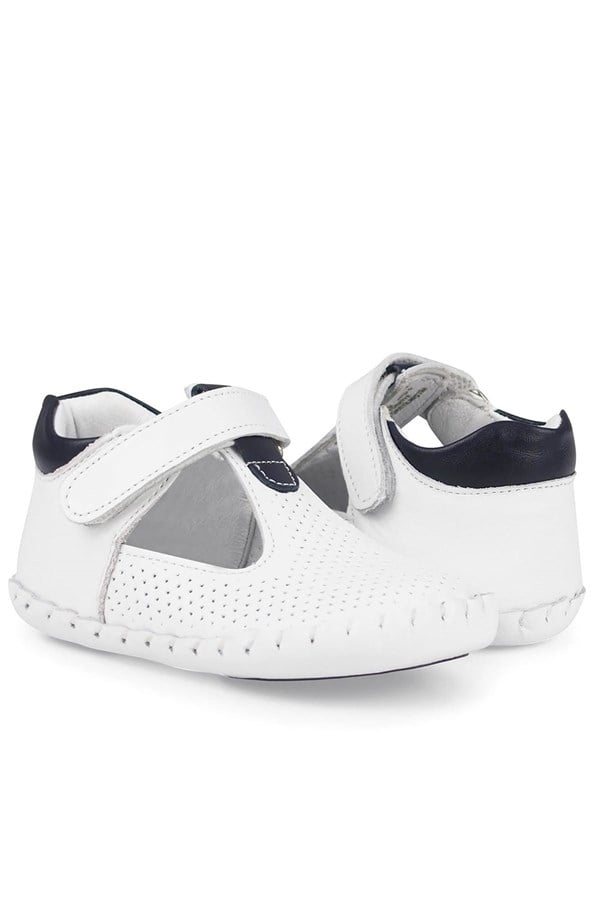 Polaris Erkek Çocuk  Deri İlk Adım Ayakkabısı Beyaz 520178