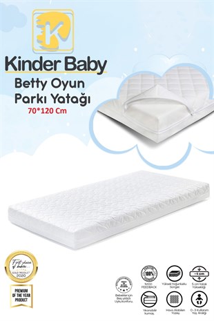 Kinder Baby Betty Oyun Parkı Yatağı 70*120 Cm