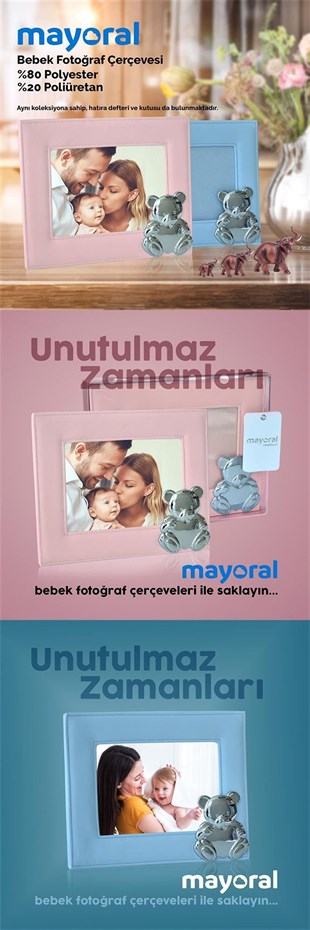 Mayoral 20-19217 Fotoğraf Çerçevesi Gök Mavisi (20x25cm)